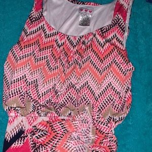 Three Pink Hearts Trixxi maxi dress size XL